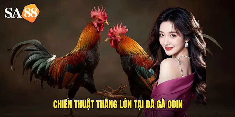Chiến thuật thắng lớn tại đá gà Odin