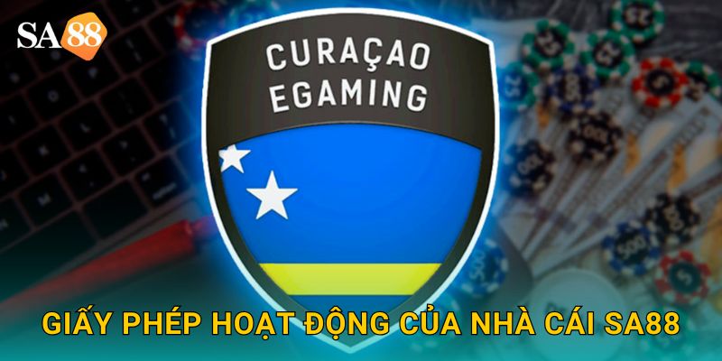 Giấy Phép Hoạt Động Của Nhà Cái SA88
